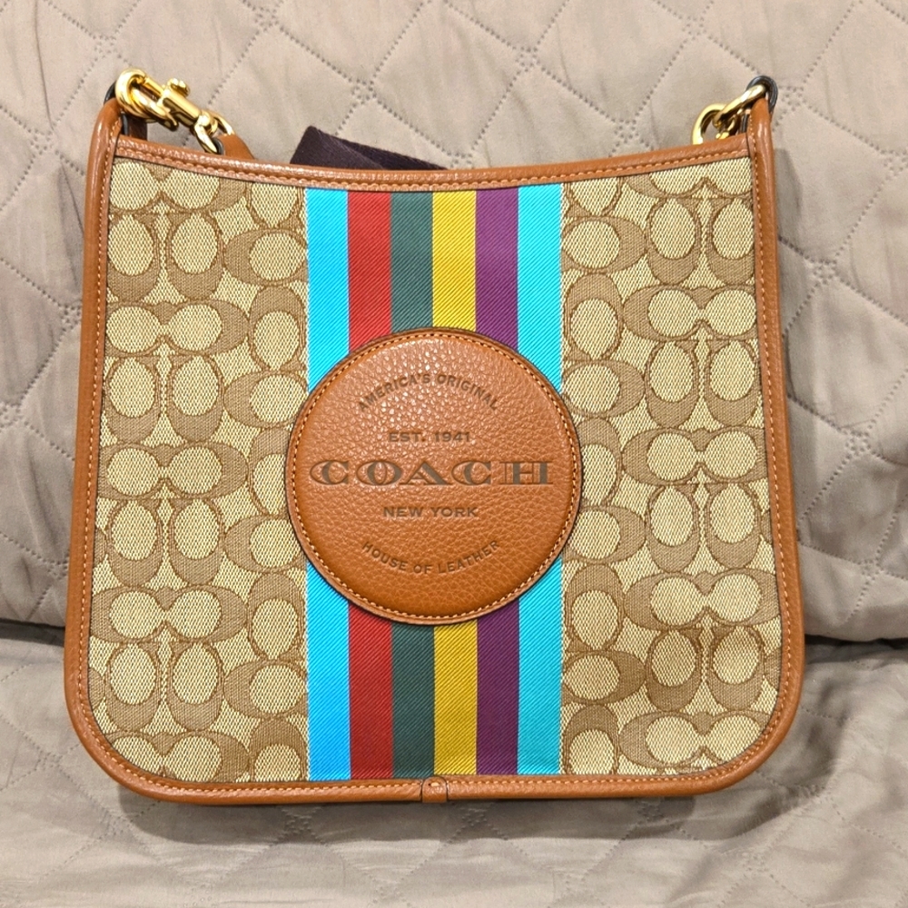 Coach Multicolor Stripe Bag